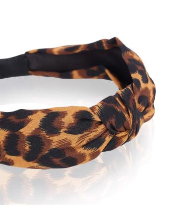 Belerry 2 Pack Leopard Hairbands | Stylish Knot & Turban Headbands for Women & Girls | Trendy Wide Headband Set for International Shipping - Buy Online on GoSupps.com