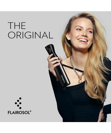FLAIROSOL 10.1oz Ultra Fine Mist Spray Bottle - Perfect for Hair Styling Cleaning Plants & Pets - Continuous Water Mister Black & White Design - Buy Online on GoSupps.com