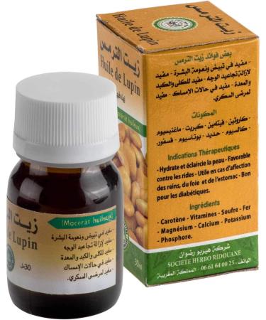 Lupine Oil 30ml | 100% Natural Skin Collagen Booster | Anti-Aging Natural Cosmetics - Buy Online on GoSupps.com