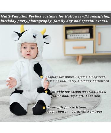 Doladola Baby Hooded Cow Onesie | Newborn Loungewear Outfit 18-24 Months - Buy Online on GoSupps.com