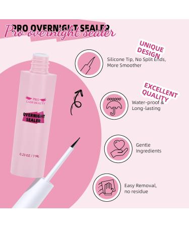 PRO Lash Clusters Overnighter Lash Sealer - Extend Lash Wear Up to 14 Days | Long Lasting & Easy to Remove | 7ml Black - Buy Online on GoSupps.com