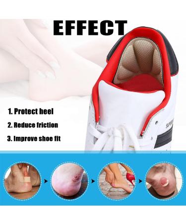 8 Pairs Heel Cushion Pads Inserts with Strong Sticky Backing for Men and Women - Self-Adhesive Foot Cushions to Prevent Feet Grinding - Buy Online on GoSupps.com