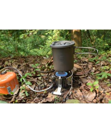 Titanium Camping Pots Set with Hanging Ring - Ultralight Portable Cookware Set for Outdoor Hiking and Backpacking - Buy Online on GoSupps.com