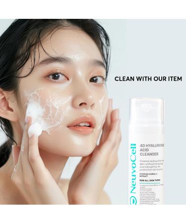 Shop 4D Hyaluronic Acid Cleanser - Hydrating & Revitalizing Face Wash | International Shipping Available - Buy Online on GoSupps.com
