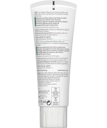 Lavera Organic Sensitive Whitening Toothpaste with Fluoride - 2.54 fl oz | Natural Teeth Whitening for Sensitive Teeth | International Shipping Available - Buy Online on GoSupps.com