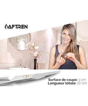 Micro Teeth Nail Scissors Stainless Steel Manicure and Pedicure Scissors with Slightly Curved Cutting Surface Extra Sharp for Precisely Trimming Strong Nails - Buy Online on GoSupps.com