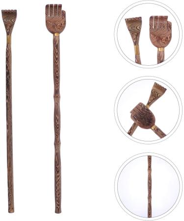 2-Pack Wooden Back Scratchers - Durable Finger-Like Body Massager for Itching Relief | Perfect Gift for Friends & Family - Buy Online on GoSupps.com