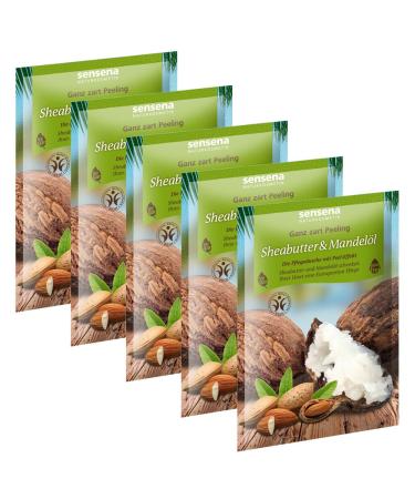 Very gentle peeling "Shea butter & almond oil" 5x 80 g - Buy Online on GoSupps.com