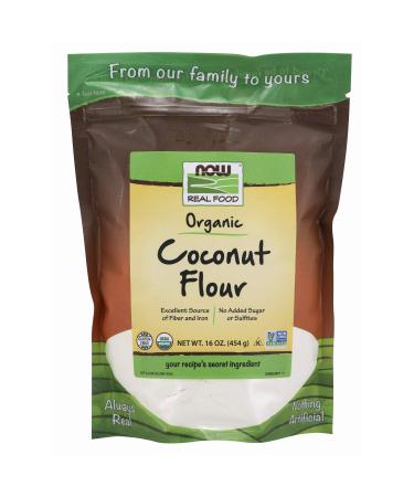 Now Foods Organic Coconut Flour 16 oz (454 g)