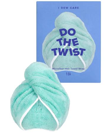 I DEW CARE Microfiber Hair Towel Wrap Headband - Do The Twist | Absorbent Quick Dry Anti Frizz Hair Turban for Men and Women 1 Count 06 Do the Twist
