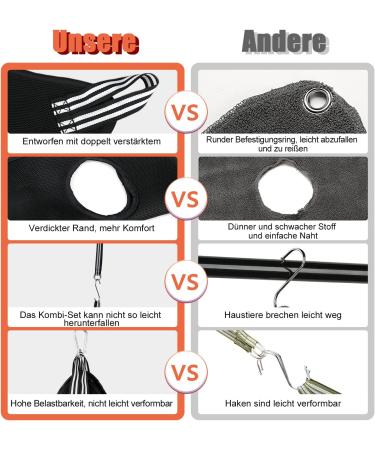 Premium Dog & Cat Care Hammock Set - Upgraded Nail Cutter & Ear/Eye Care for Small & Large Pets - Buy Online on GoSupps.com