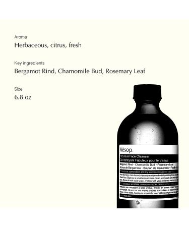Aesop Fabulous Face Cleanser 200mL - Paraben-Free, Cruelty-Free & Vegan - Buy Online on GoSupps.com