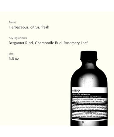 Aesop Fabulous Face Cleanser 200mL | Paraben-Free Cruelty-Free & Vegan | International Shipping - Buy Online on GoSupps.com