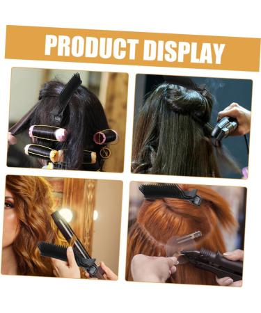 BIUDECO Hair Salon Clip Hair Styling Clip Hair Sectioning Clips Parting Comb Clips Hair Parting Tools Nonslip Hair Clips Hair Clips for Styling Hair Styling Clamps Sectioning Hair Clips 14.20X3.00X2.30CM Black - Buy Online on GoSupps.com