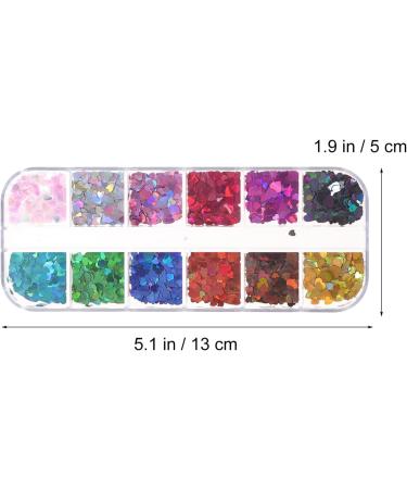 2 Boxes 3D Nail Art Charms Valentine Love Heart Nail Art Charms Nail Rhinestone for DIY Nail Art Manicure Cellphone Decoration - Buy Online on GoSupps.com