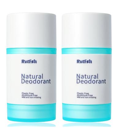 Natural Moisturizes Whole Body Deodorant -Women & Men's Deodorant 48H Protection Aluminum-Free Vegan Deodorant No Stain Formula Organic Deodorant 2.65 0z (2PCS Coconut and Vanilla)