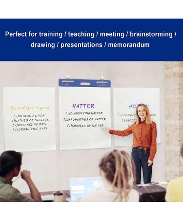 Comix Sticky Easel Pad 25x30 - Large Self Stick Flip Chart Paper for Teachers - 30 Sheets/Pad, 2 Pads/Pack - Buy Online on GoSupps.com