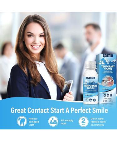 Temporary Tooth Filling Repair Kit - DIY Teeth Replacement for Missing or Broken Teeth - Dentures Restoration with Heat Fit Beads - Buy Online on GoSupps.com