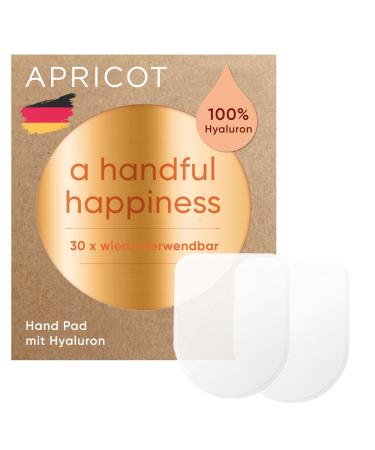Apricot beauty silicone pads for the hands i silicone hand pads with hyaluron i anti-aging hand i smooth overnight I reusable anti-folds hand cushion i dermatol.confirms i Made in Germany