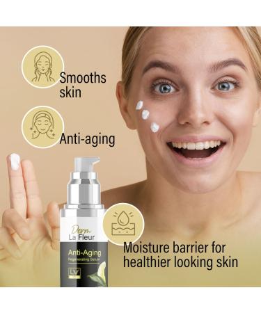 3 Pack - Derm La Fleur Anti- Aging Serum - Derm La Fleur Plus Derm La Fleur Luxe 3 Bottles Serum For 3 Months Derma Fleur Moisturizing Skin Conditioner. - Buy Online on GoSupps.com