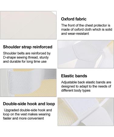 VGEBY Chest Guard - Taekwondo Karate Boxing Breast Protector for Adults & Kids - Medium Size - Buy Online on GoSupps.com