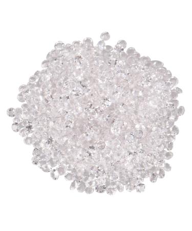 Pasuihcay 1440Pcs Micro Diamond DIY Nails Rhinestones Crystal Flat Back Non Rhinestones Need Glue Nail Art Decoration Cosmetics White