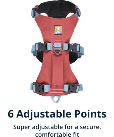 Luffwear Flagline Dog Harness with Handle | Adjustable Walking Harness with 3 Fortification Points | Small Salmon Pink (56 69 cm) - International Shipping Available - Buy Online on GoSupps.com