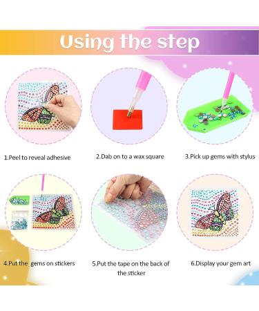 RTHPY Window Suncatcher Diamond Painting Kit for Kids 6-12 | Nature Theme | Gem Art Craft Set for Girls Ages 7-11 | Birthday Gift Idea for Teens - Buy Online on GoSupps.com