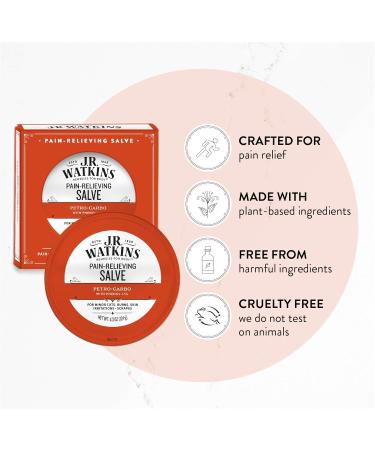 J.R. Watkins Apothecary Petro-Carbo Salve 3 Pack - Soothing Skin Salve for Healing - Buy Online on GoSupps.com