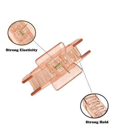 2023 New Jelly Hair Clips - Acrylic Black Strong Hold Claw Clips for Women - Cute Gift for Thick & Thin Hair - Buy Online on GoSupps.com