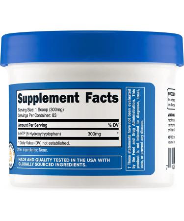 Nutricost 5-HTP Powder 25 Grams - 300mg Per Serving, Gluten-Free & Non-GMO | Pure 5-HTP - Buy Online on GoSupps.com