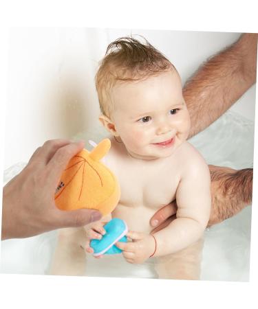 3pcs Kids Bath Ball Loofah Set - Cartoon Body Scrub Pouf & Exfoliating Mittens for Fun Bathing - Buy Online on GoSupps.com