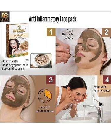 READ QURA Organic mulethi powder for face and kaolin clay powderKaolin clay powder for face Licorice Powder for skin Licorice Powder Organic Mulethi Powder Organic 200g Pack of 2 - Buy Online on GoSupps.com