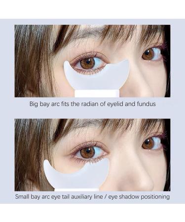 Womens Draw Eyeliner Guide Tool for Beginners - Reusable Eye Makeup Aid for Eyelashes and Eye Shadow Extensions (White) - Buy Online on GoSupps.com