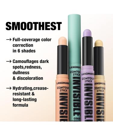 Stick cr me contour Mat B ton bronzant Maquillage en b ton pour modeler les contours du visage Facile estomper et lisse R sistant l'eau Longue dur e Cache-cernes b ton bronzant #TOUS - Buy Online on GoSupps.com