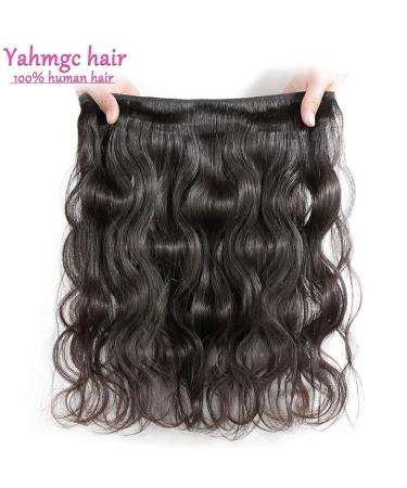 Yahmgc Hair 10A Body Wave 3 Bundles - 100% Unprocessed Virgin Brazilian Remy Human Hair Extensions - Natural Color - 20 22 24 Body Wave Bundles - Buy Online on GoSupps.com