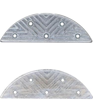 Metal Heel Plates 2 Pairs with Screw Nails - Heel Guard Repair Pads for Shoes & Boots - Buy Online on GoSupps.com