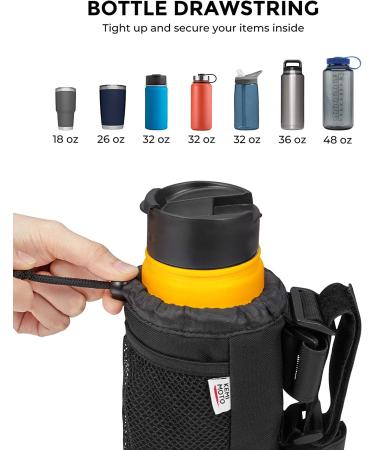 KEMIMOTO Oxford Fabric Water Cup Holder - Collapsible & Adjustable Universal Drink Holder for Bike, Motorcycle, ATV, UTV, Scooter, Boat, Kayak, Wheelchair, Rollators & More - Buy Online on GoSupps.com