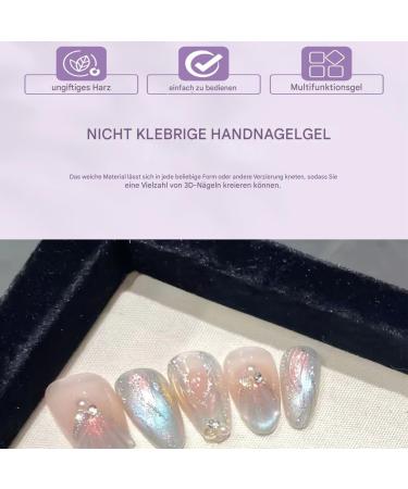  Whnbuij 3D Sculpting Nail Gel - Deer Acrylic Gel for Extensions - Nail Art Gel for Creating 3D Designs - Strong Shaping Gel for Long-Lasting Nails - Shaping Gel for Perfect Nail Shape - Buy Online on GoSupps.com