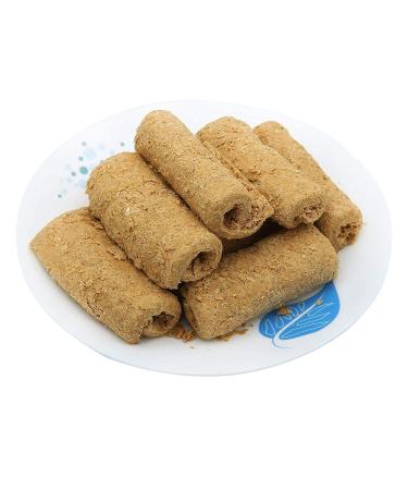 Lohri special punjabi mithai christmas gift sweets winter special sweets| Homemade Crispy Gajak Sweet Rolls Gud Gajak| Tilkut | Gajjak | Sesame Chikki | Gazak | Gachak | Gazzak | Gud Gajak | Jaggery Sesame Bar | Jaggery Sweets and Snacks (400 Grams)