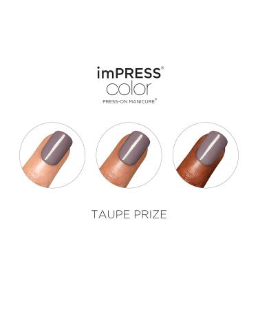 KISS Impress Color Gel Nail Set - Taupe | PureFit Technology | Polish-Free Mani | 30 Artificial Nails & Accessories - Buy Online on GoSupps.com