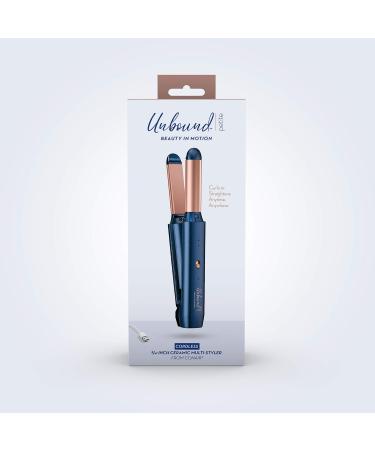 Conair Unbound Cordless Mini Multi-Styler - 2-in-1 Rechargeable Curling & Straightening Tool for Travel - Buy Online on GoSupps.com