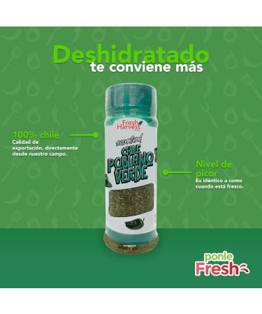 Fresh Harvest ground poblano chilli 50g/ Chile Poblano en polvo. Mild - Buy Online on GoSupps.com