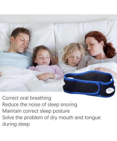 2023 Anti-Snoring Chin Strap - Effective Snoring Stopper | Professional Blue Snoring Equipment - Buy Online on GoSupps.com