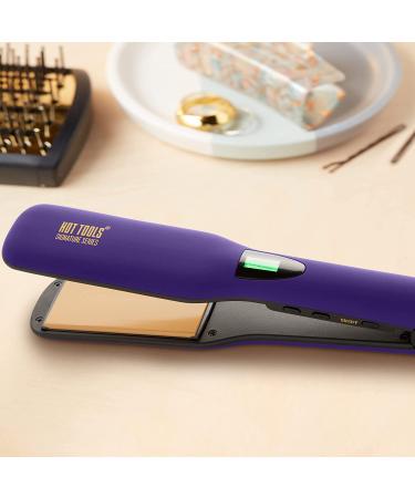 Hot Tools Pro Signature Ceramic Digital Hair Flat Iron - Silky Smooth Professional Styles (1-1/2 in) - Buy Online on GoSupps.com