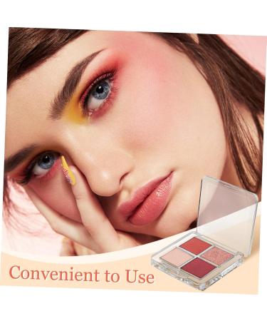 CANIGHT 6 Pcs Transparent Square Eye Shadow Box Empty Lipstick Palette Depotting Makeup Containers Plastic - Buy Online on GoSupps.com
