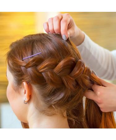 KALLORY 100pcs Colorful Metallic Bobby Hairpins - Macaroon Hair Clips for Women & Girls | Stylish Hair Accessories - Buy Online on GoSupps.com