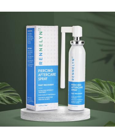 Rennelyn Piercing Aftercare Spray - 40ml | Soothing Solution to Shrink Bumps & Heal Piercings - Buy Online on GoSupps.com
