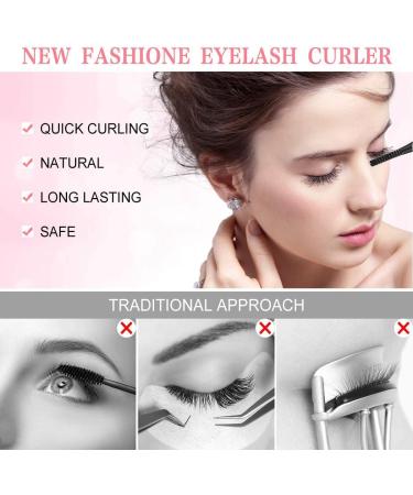 Sweetness Heated Eyelash Curler Electric Eyelash Comb LCD Display Rechargeable Quick Heating Curling Pink - Buy Online on GoSupps.com