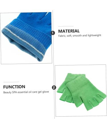 Healeved 6 Pairs Gel Gloves Half Finger Gloves Skin Care Gloves Fingerless Sleeping Gloves Dry Hand Gloves Moisturizing Gloves Moisturizing Hand Gloves Miss at Night Knitting Lotion - Buy Online on GoSupps.com